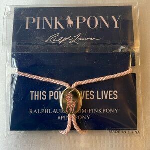 Pink Pony Saves Lives by Ralph Lauren Bracelet NWT